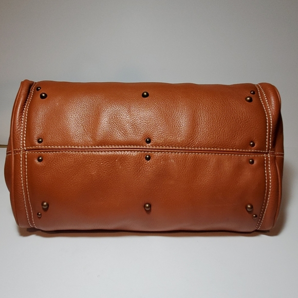 CHLOE Brown Leather Satchel Bag - Picture 6 of 8